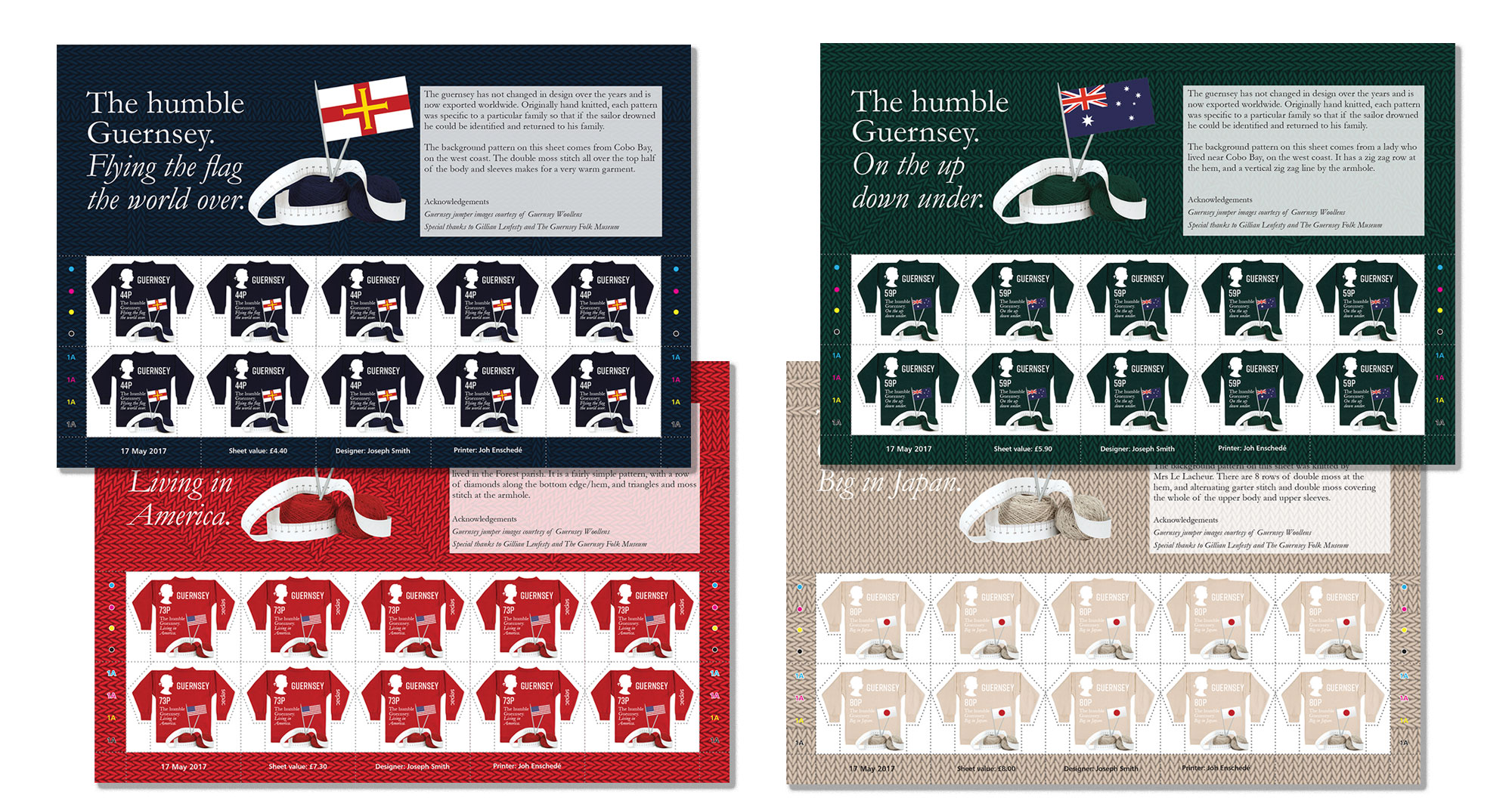 Sheets of 10